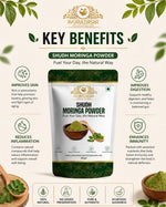 Ayurvedasar Shudh Moringa Powder - 100% Pure Leaf-Only Superfood Churna, 200g