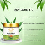 Ayurvedasar 99% Pure Natural Aloe Vera Gel - Cold-Pressed Inner Fillet for Face, Hair & Body, 100g
