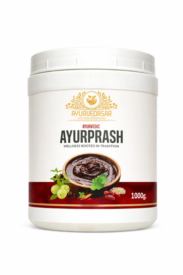 Ayurvedasar Ayurprash Premium 36-Herb Rasayana - Sugar-Free Traditional Immunity Awaleha, 1000g