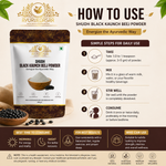Ayurvedasar Shudh Black Kaunch Beej Powder - Purified Mucuna Pruriens Churna for Focus & Stamina, 100g