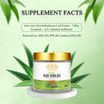 Ayurvedasar 99% Pure Natural Aloe Vera Gel - Cold-Pressed Inner Fillet for Face, Hair & Body, 100g
