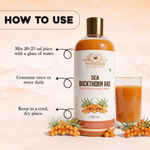 Ayurvedasar Sea Buckthorn Ras - Pure Himalayan Omega 3 6 7 9 Superfood Concentrate, 500ml