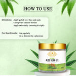 Ayurvedasar 99% Pure Natural Aloe Vera Gel - Cold-Pressed Inner Fillet for Face, Hair & Body, 100g