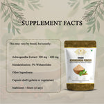 Ayurvedasar Premium Ashwagandha Root Powder - Traditional Herbal Supplement, 100g