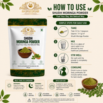 Ayurvedasar Shudh Moringa Powder - 100% Pure Leaf-Only Superfood Churna, 200g