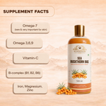 Ayurvedasar Sea Buckthorn Ras - Pure Himalayan Omega 3 6 7 9 Superfood Concentrate, 500ml