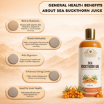 Ayurvedasar Sea Buckthorn Ras - Pure Himalayan Omega 3 6 7 9 Superfood Concentrate, 500ml