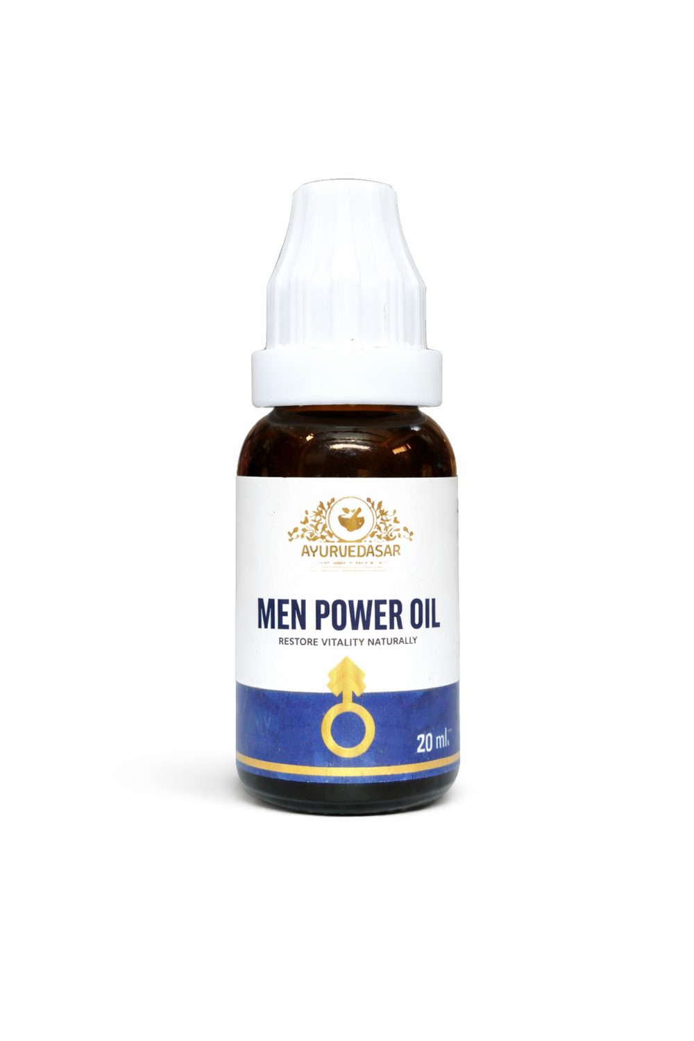Ayurvedasar Men's Ayurvita Vitality Combo - Daily Stamina, Energy & Strength Support Pack (Capsules & Massage Oil)