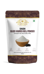 Ayurvedasar Shudh Black Kaunch Beej Powder - Purified Mucuna Pruriens Churna for Focus & Stamina, 100g