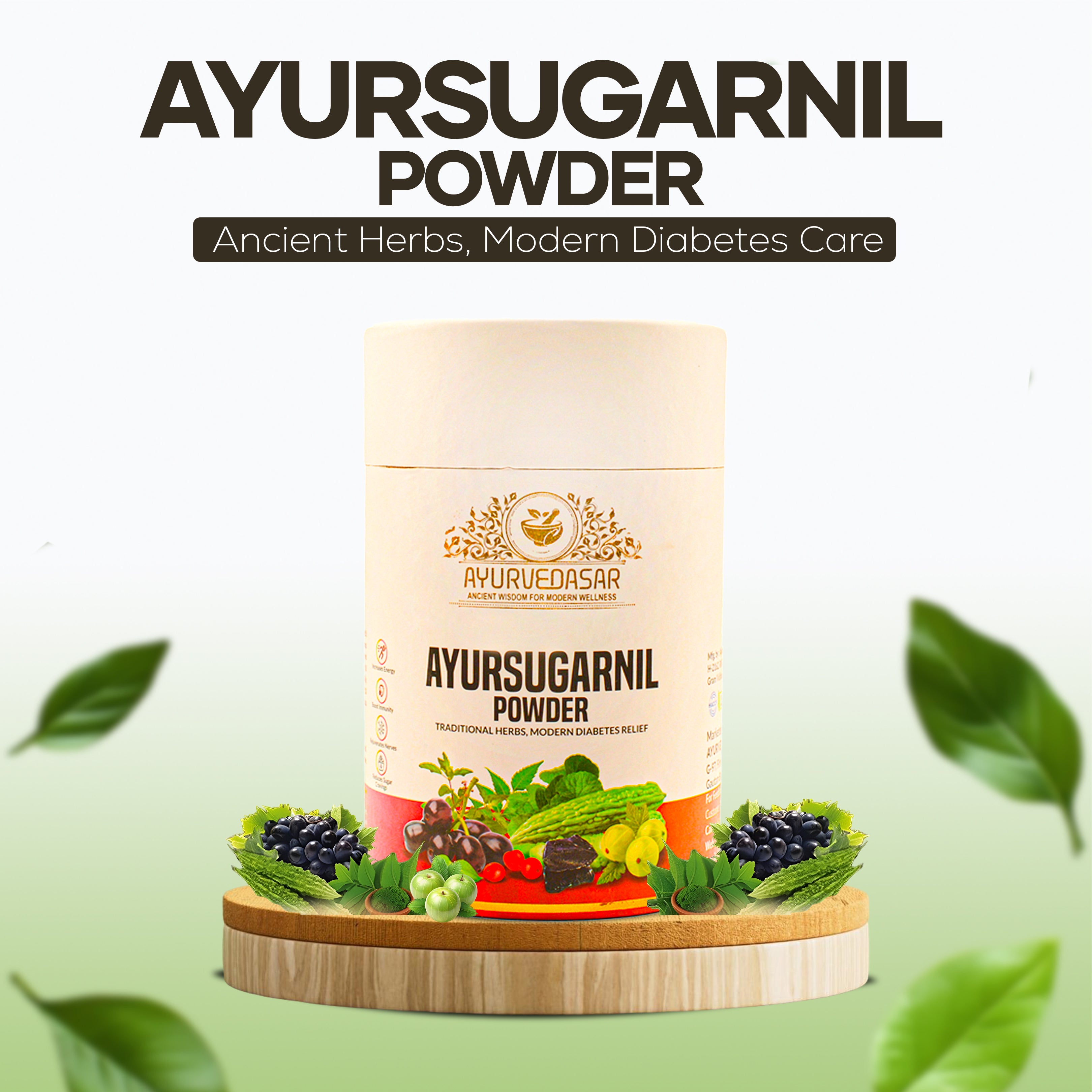 AYURVEDASAR Ayurvedic Ayursugarnil Powder