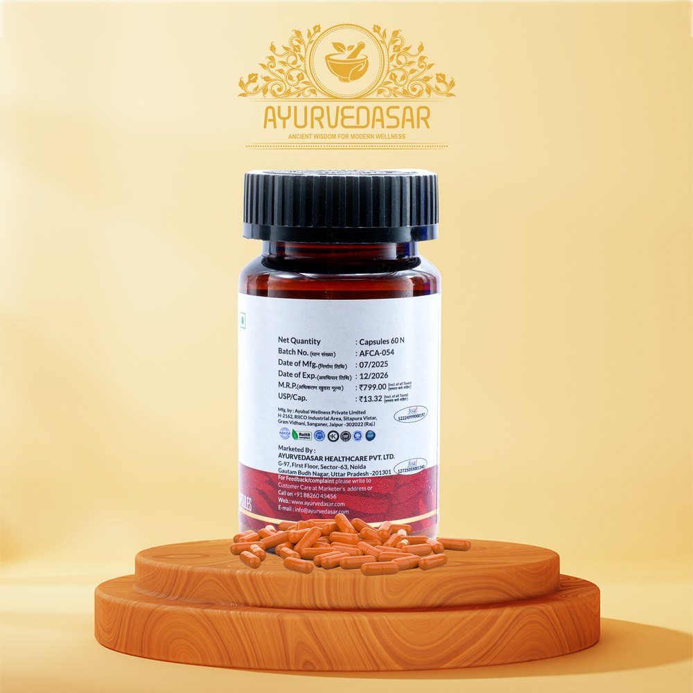 Ayurvedasar Daily Multivitamin with Chelated Minerals & Ashwagandha - 23 Nutrients, 60 Tablets