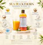 Ayurvedasar Sea Buckthorn Ras - Pure Himalayan Omega 3 6 7 9 Superfood Concentrate, 500ml